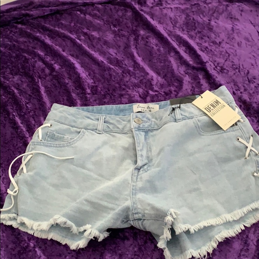 Premium denim shorts